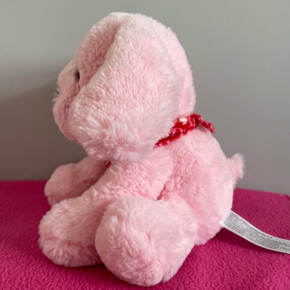 Animal Adventure Pink Valentines Plush Puppy - Picture 3 of 5